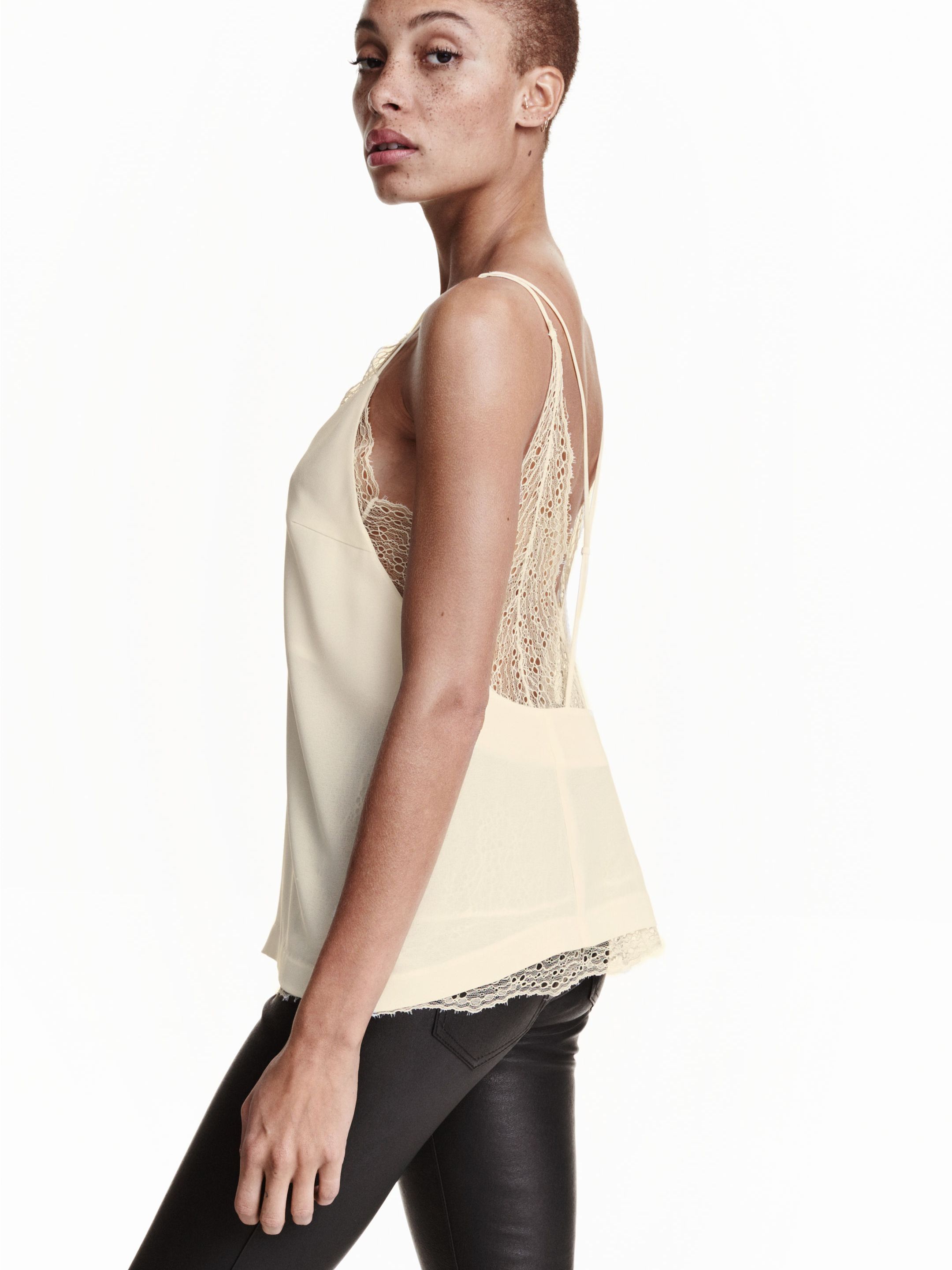 

Топ H&M 3595284-ACTQ 38 Бежевый