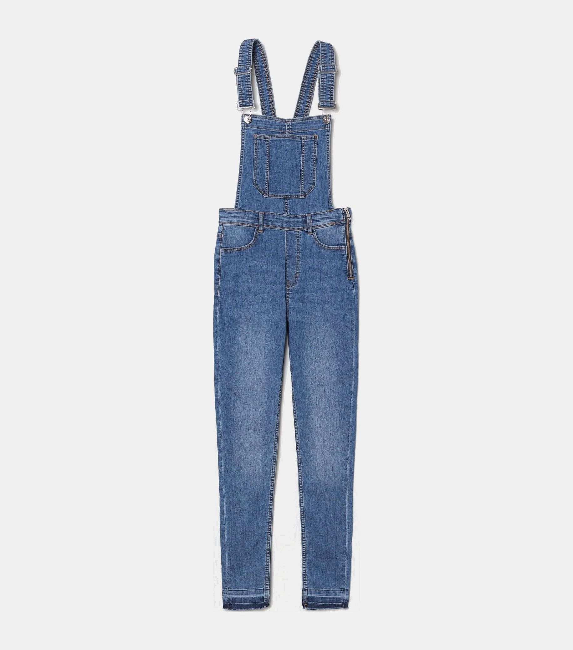 

Полукомбинезон джинсовый H&M 5591938-ACXD 38 Синий