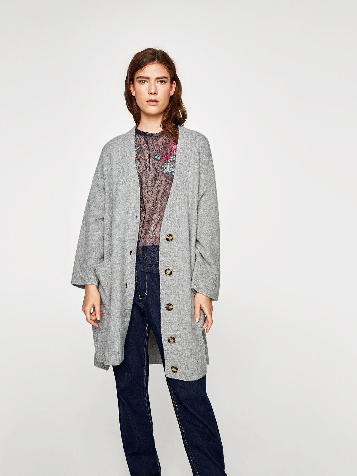 

Блузка Zara 5584/204/401-AARR S Темно-синяя