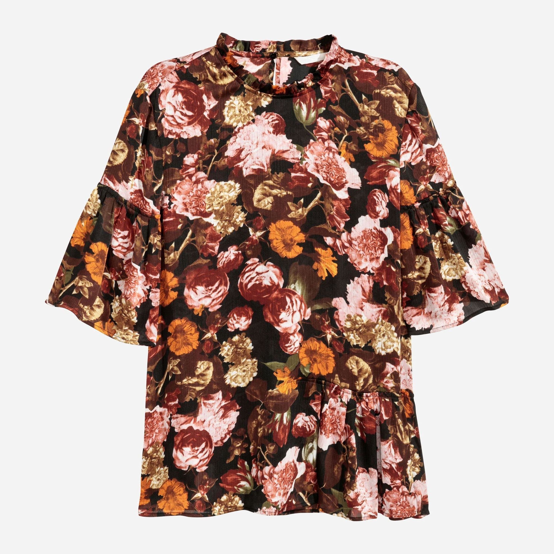 

Блузка H&M 5484796-ADMZ 46 Черная