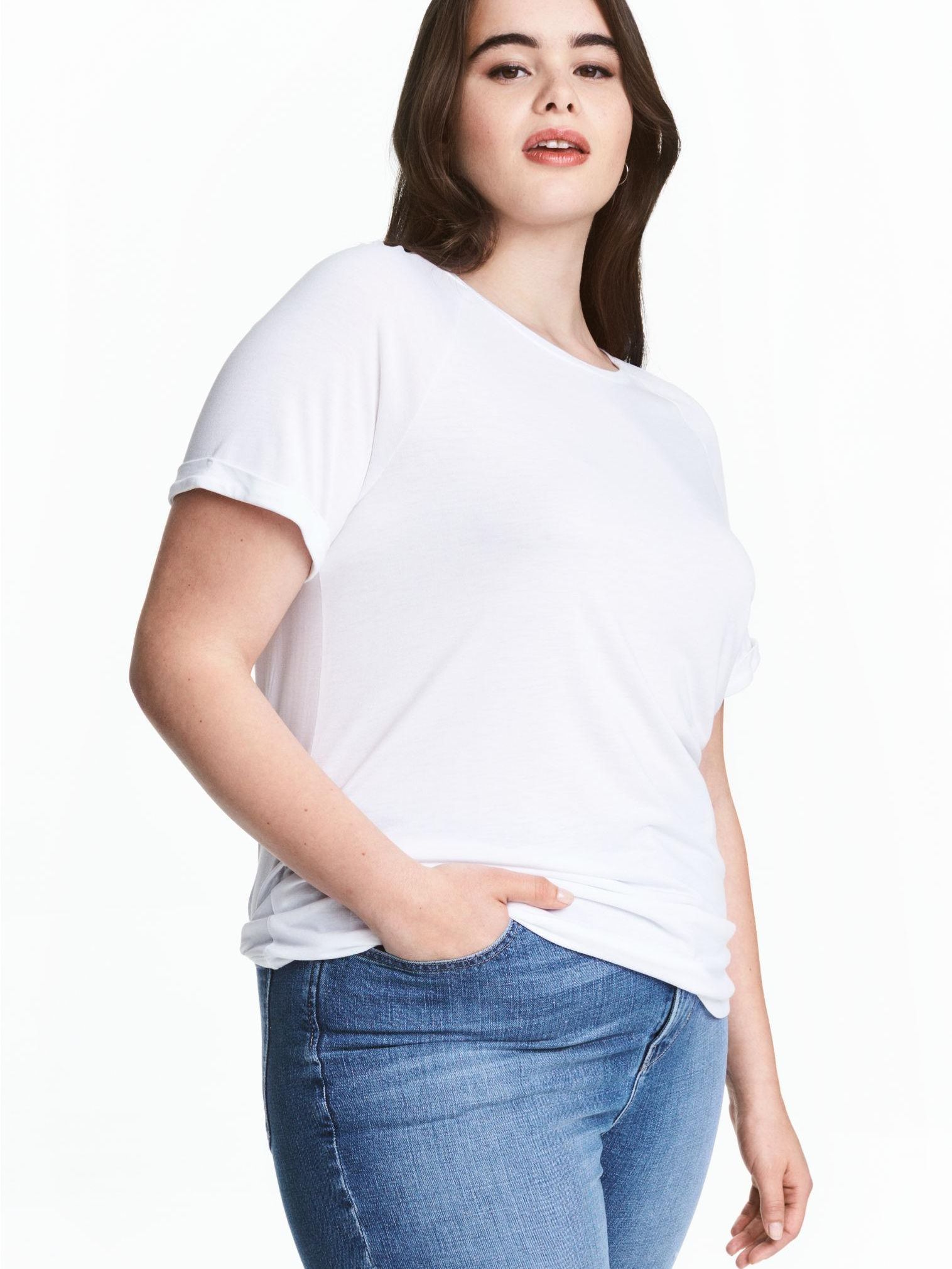 

Футболка H&M 3614675-ACTS XL Белая