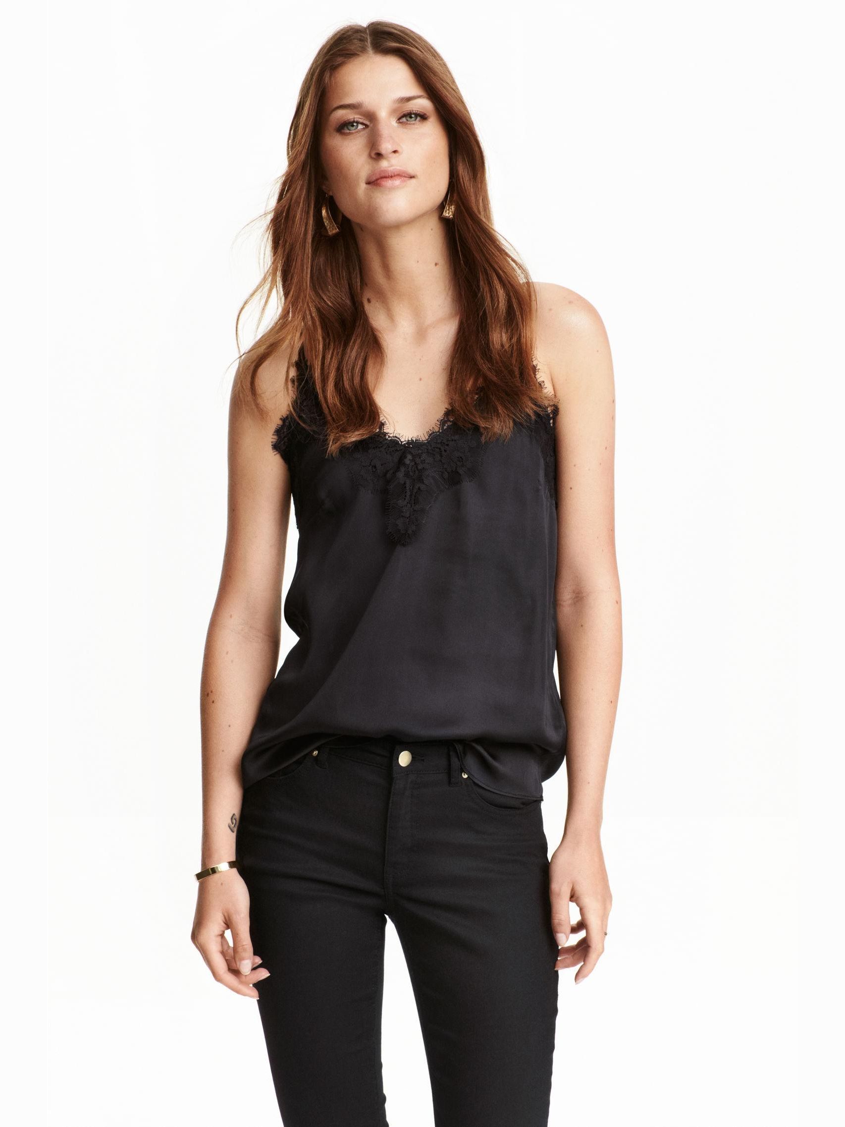 

Топ H&M 3988264-AAAD 38 Черный