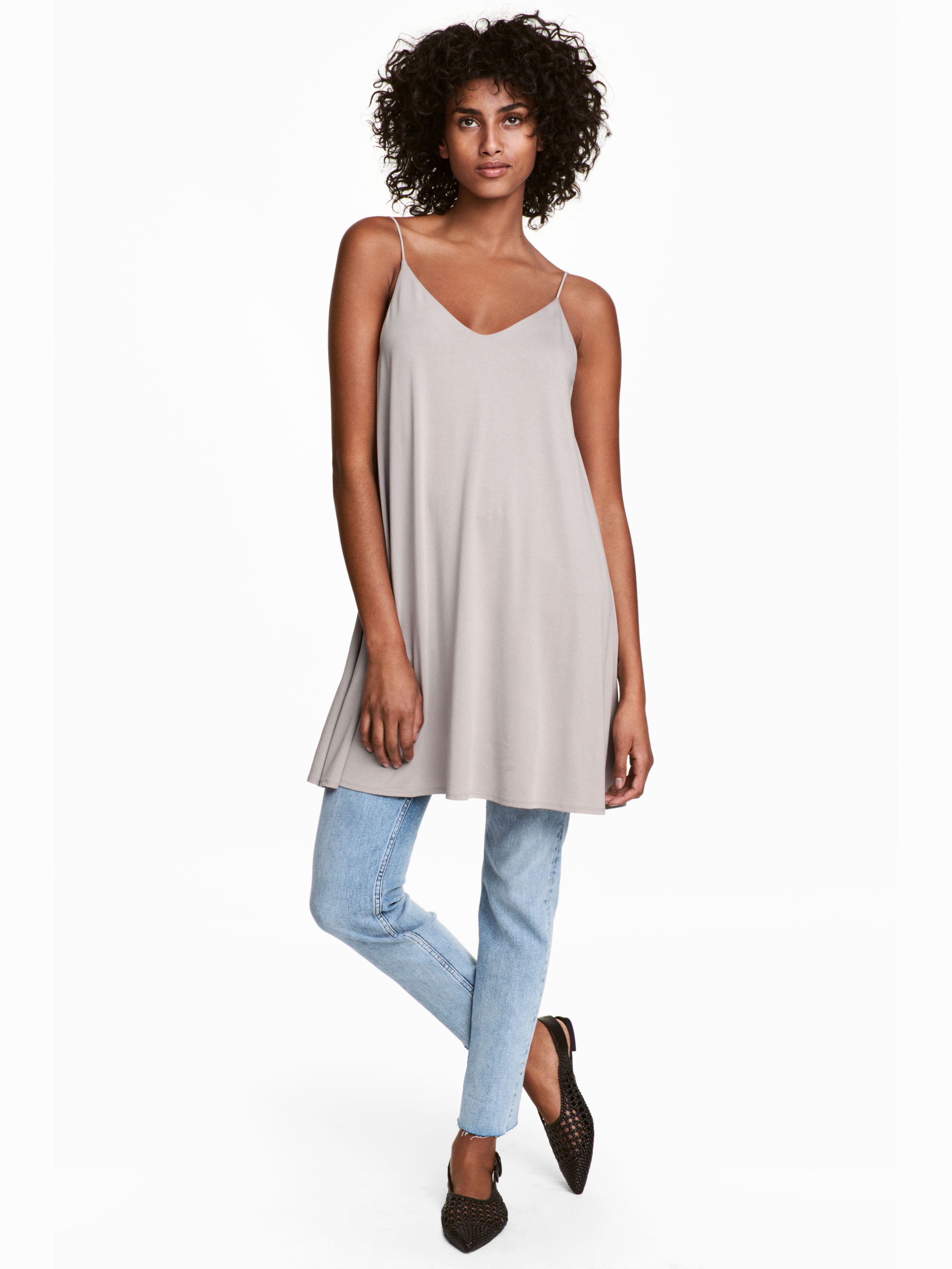 

Платье H&M 5259266-ACWW XL Светло-серое