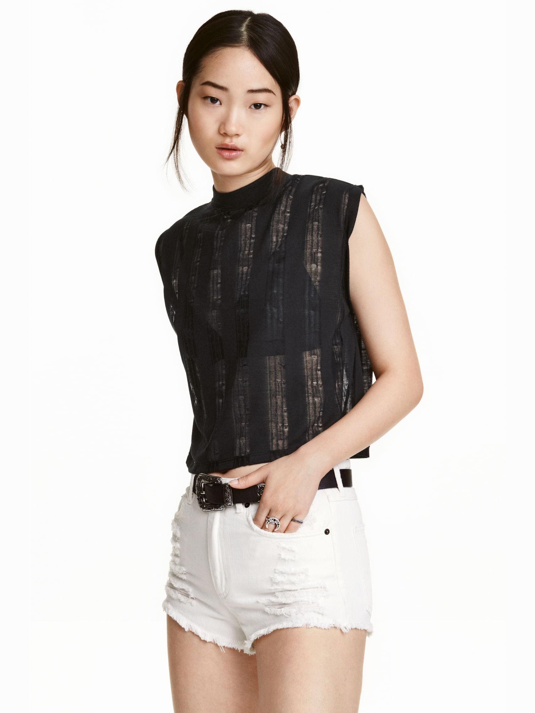 

Топ H&M 4295644-AAAD M Черный