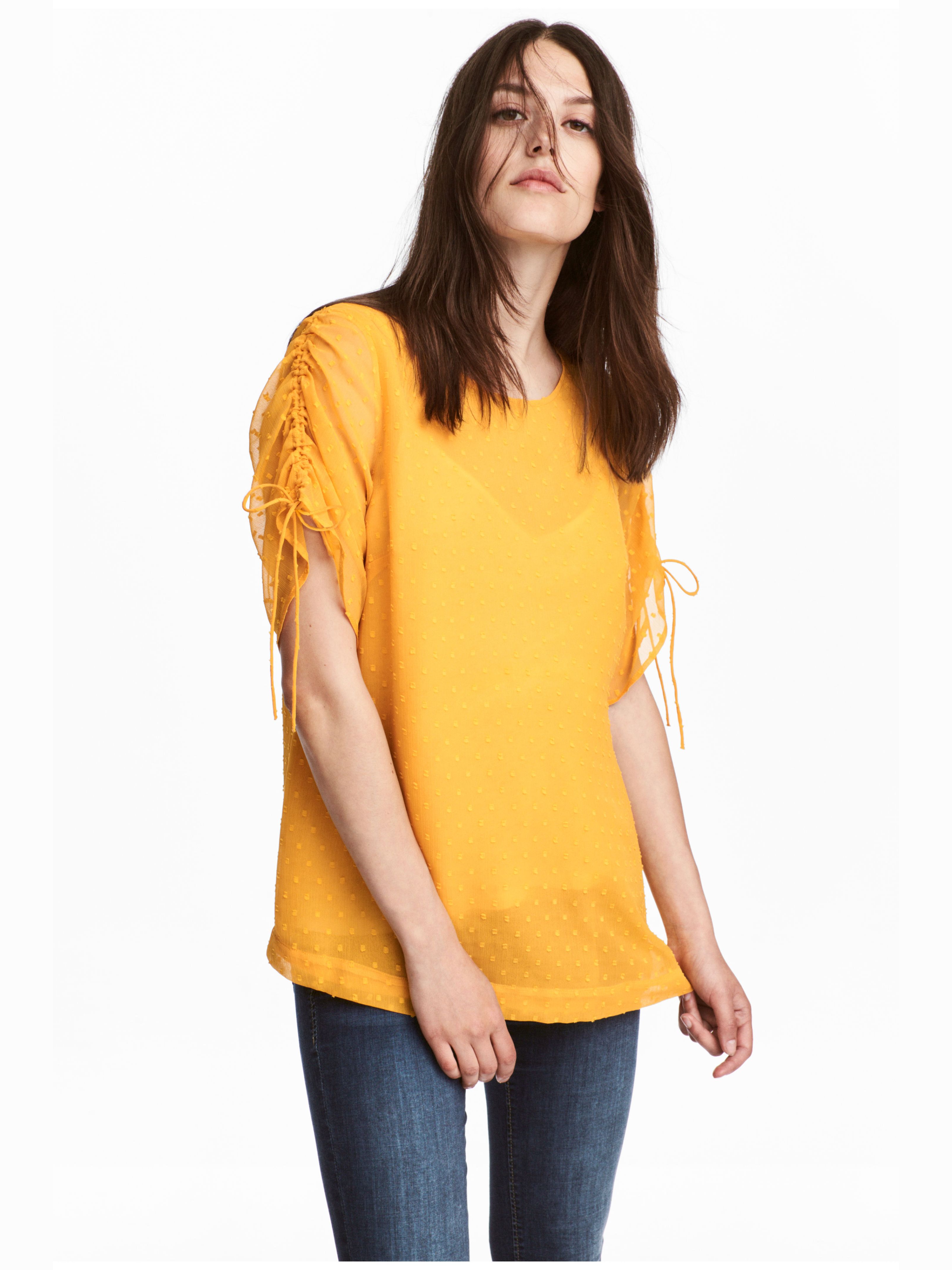 

Блузка для беременных H&M Mama 5102436-ACUU S Желтая
