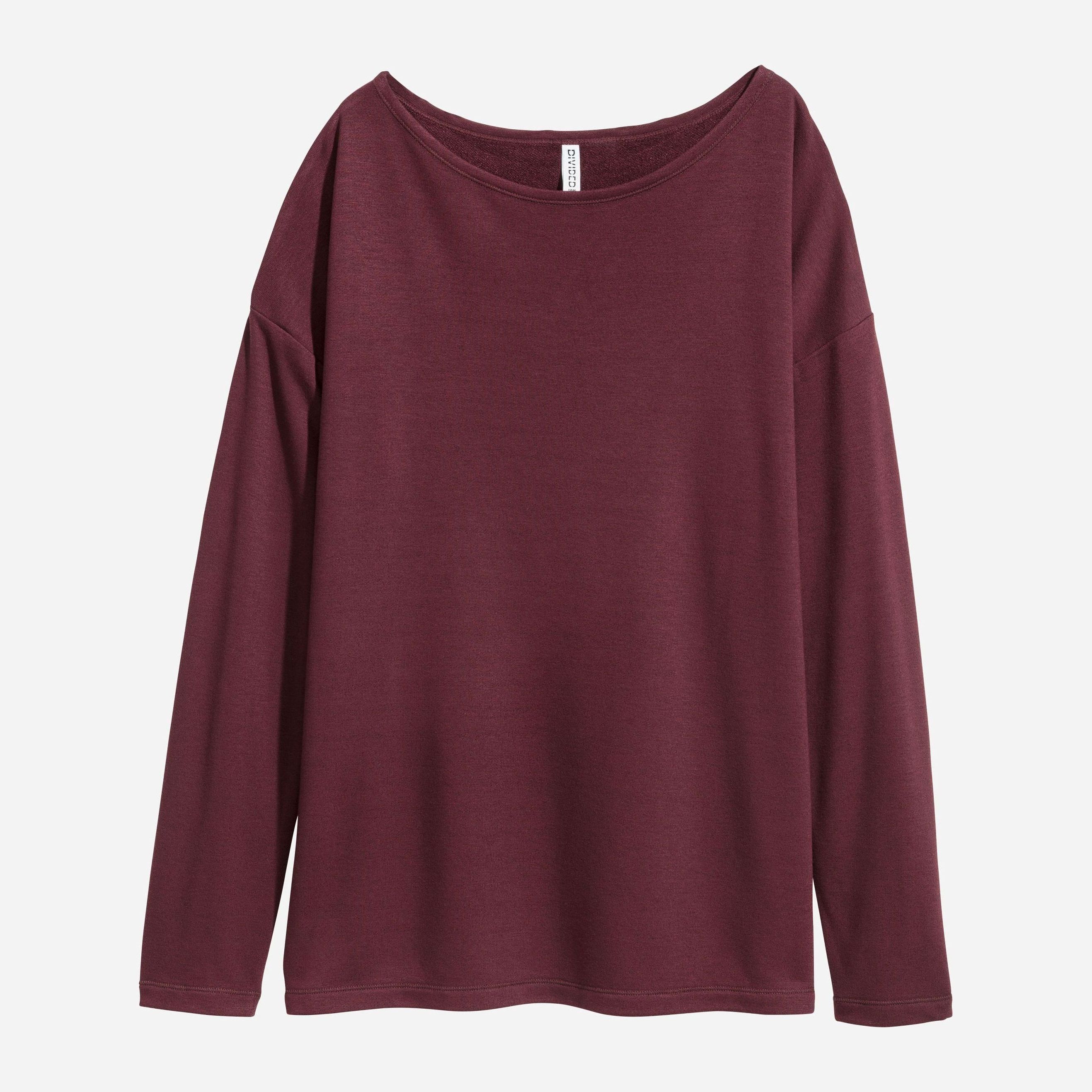 

Лонгслив H&M 4383336-ACXF L Сливовый