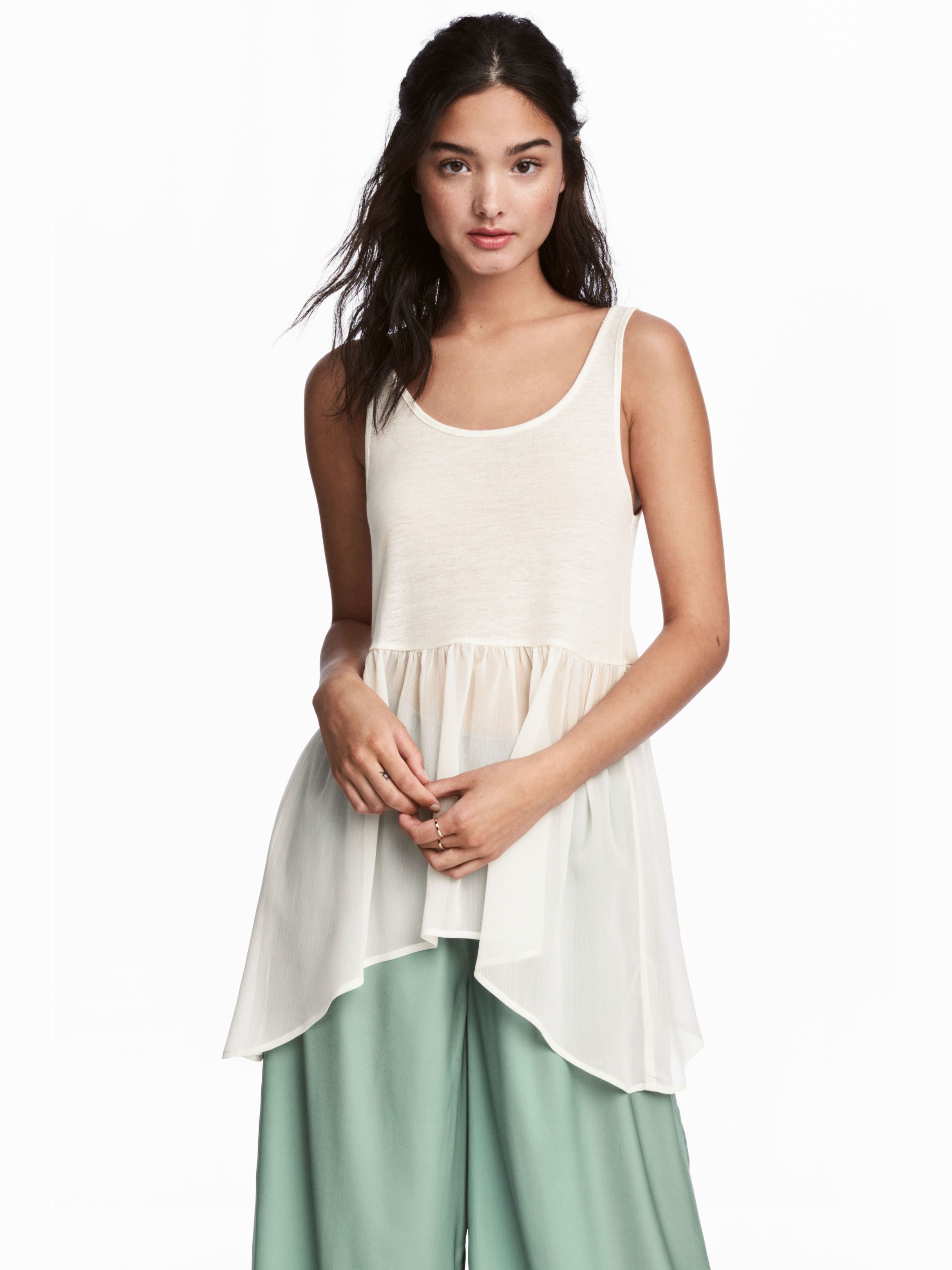 

Блузка H&M 5049655-ABAK S Молочная