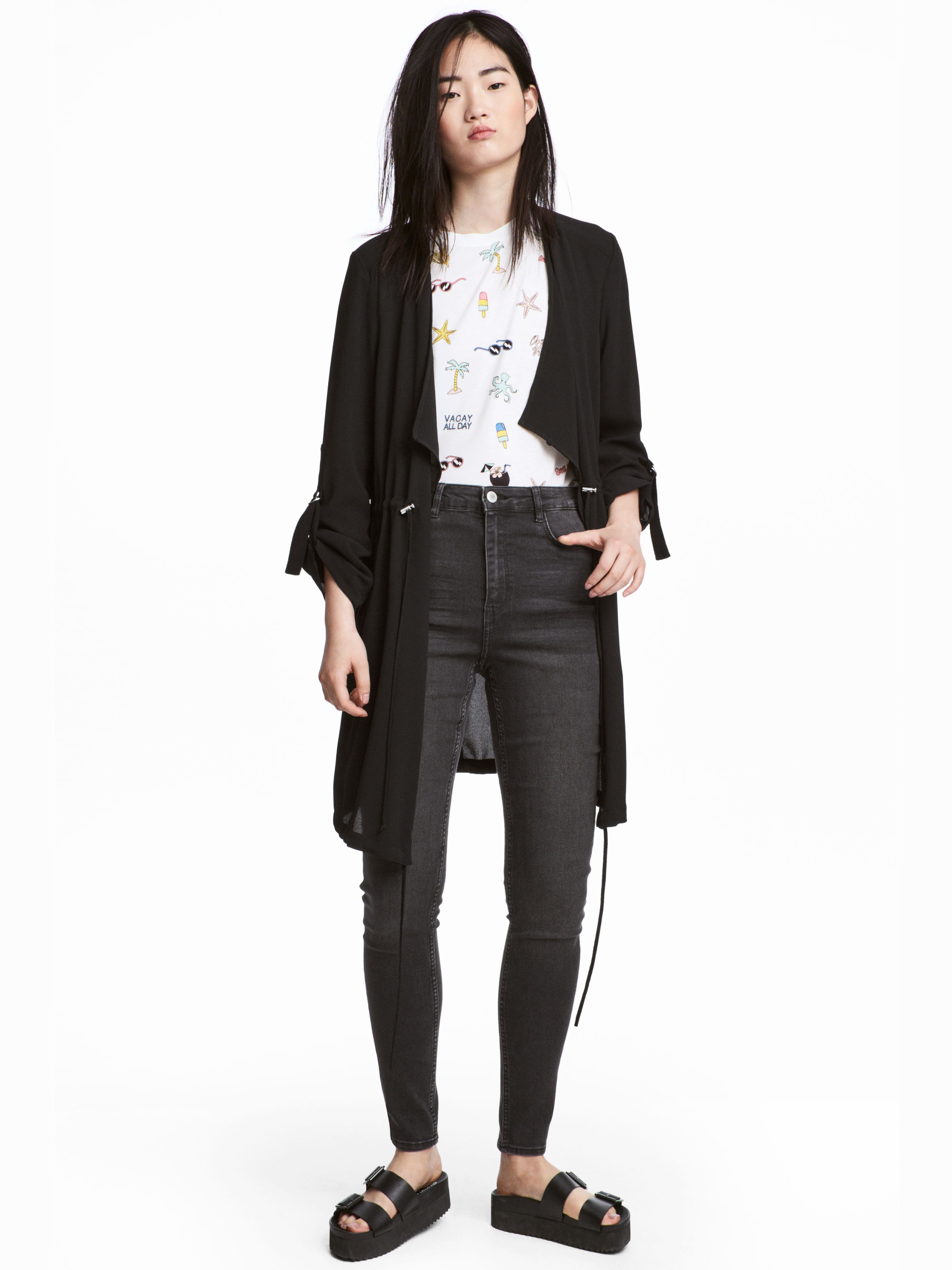

Плащ H&M 5048516-AAAD 42 Черный