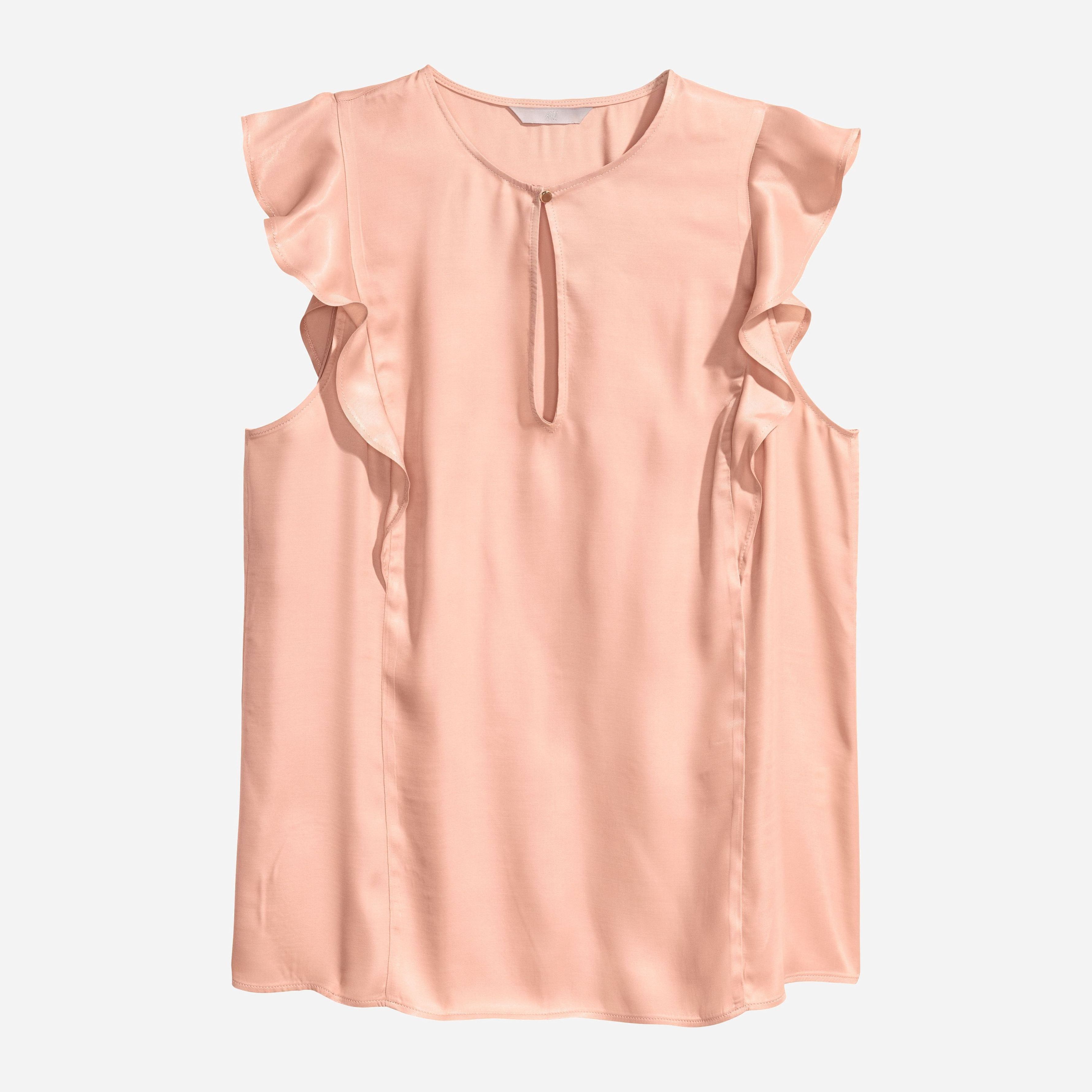 

Блузка H&M 5037685-ACUH 40 Бледно-розовая