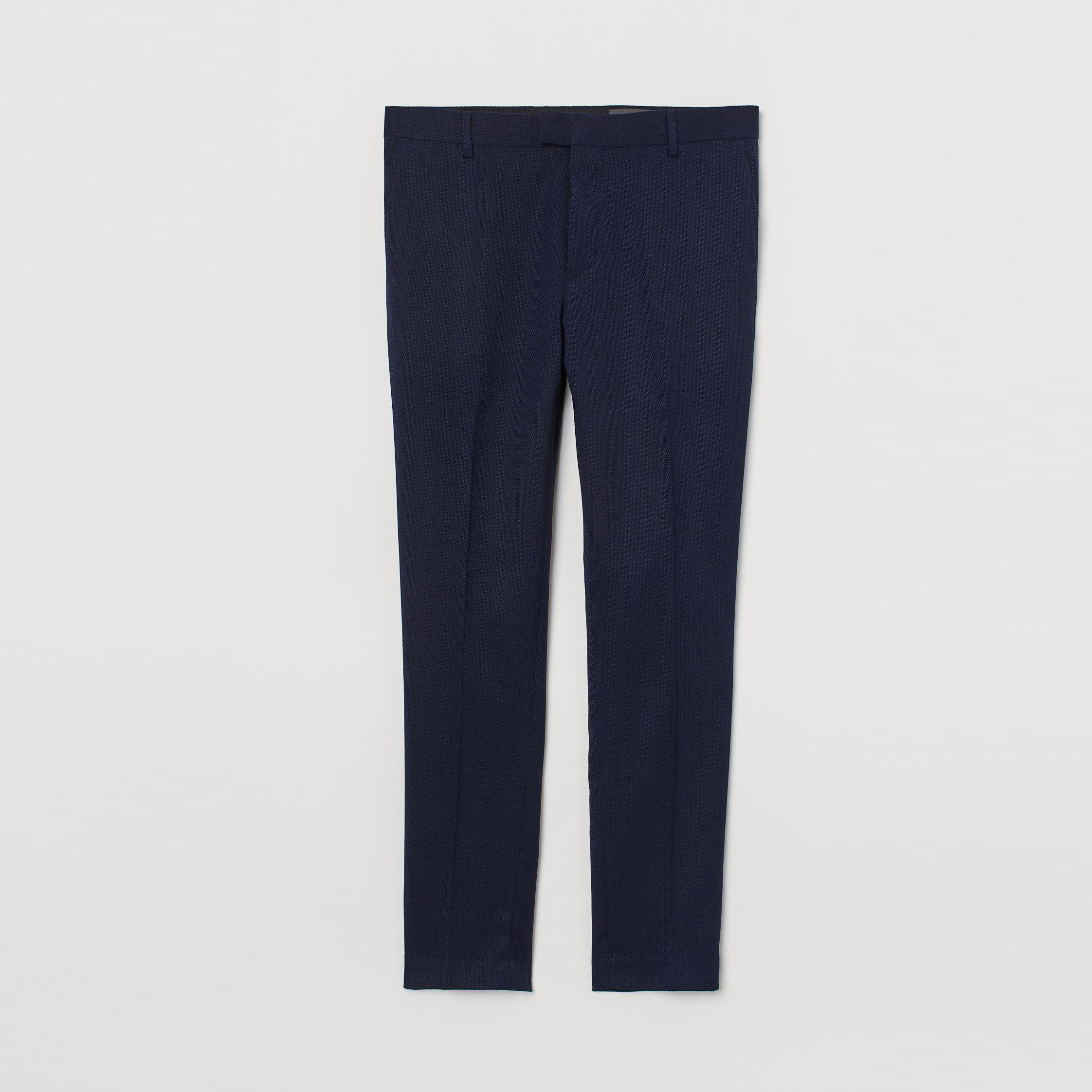 

Брюки H&M 8001101-AAQJ 48 Темно-синие