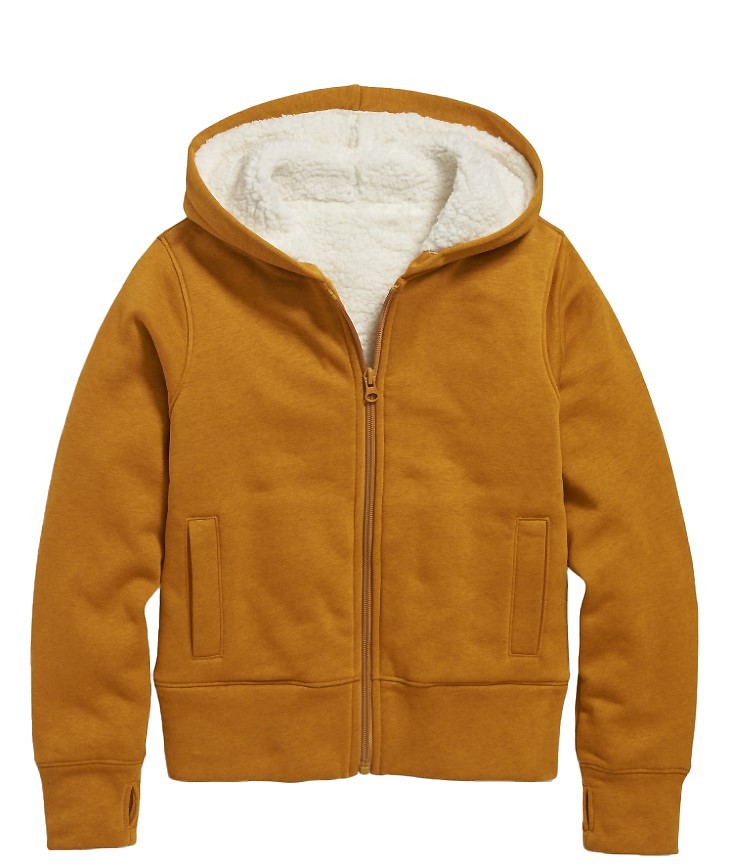 

Толстовка Old Navy для девочки Cozy Sherpa-Lined Zip Hoodie for Girls 114 см