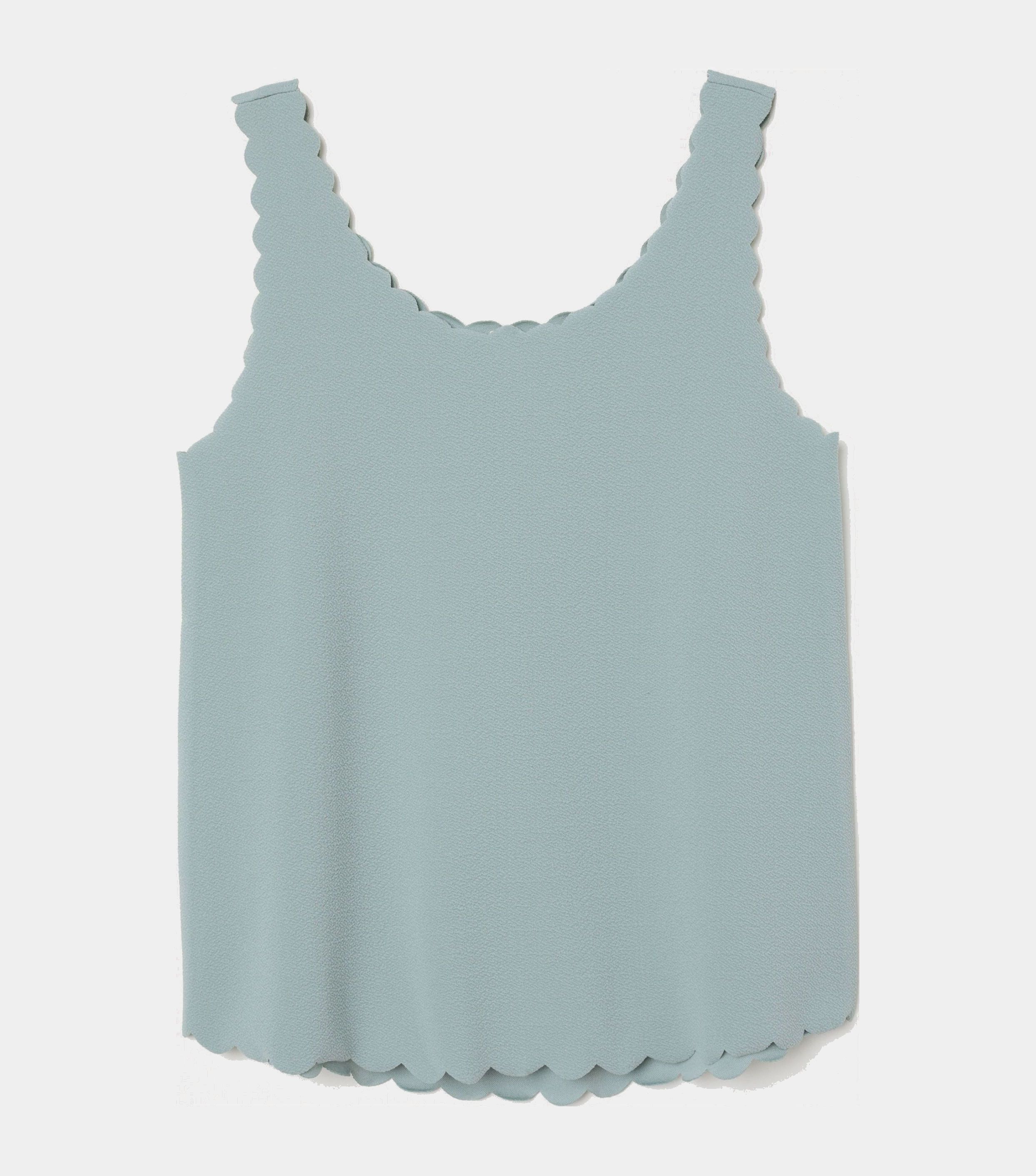 

Топ H&M 5848957-ACTZ XS Бледно-голубой