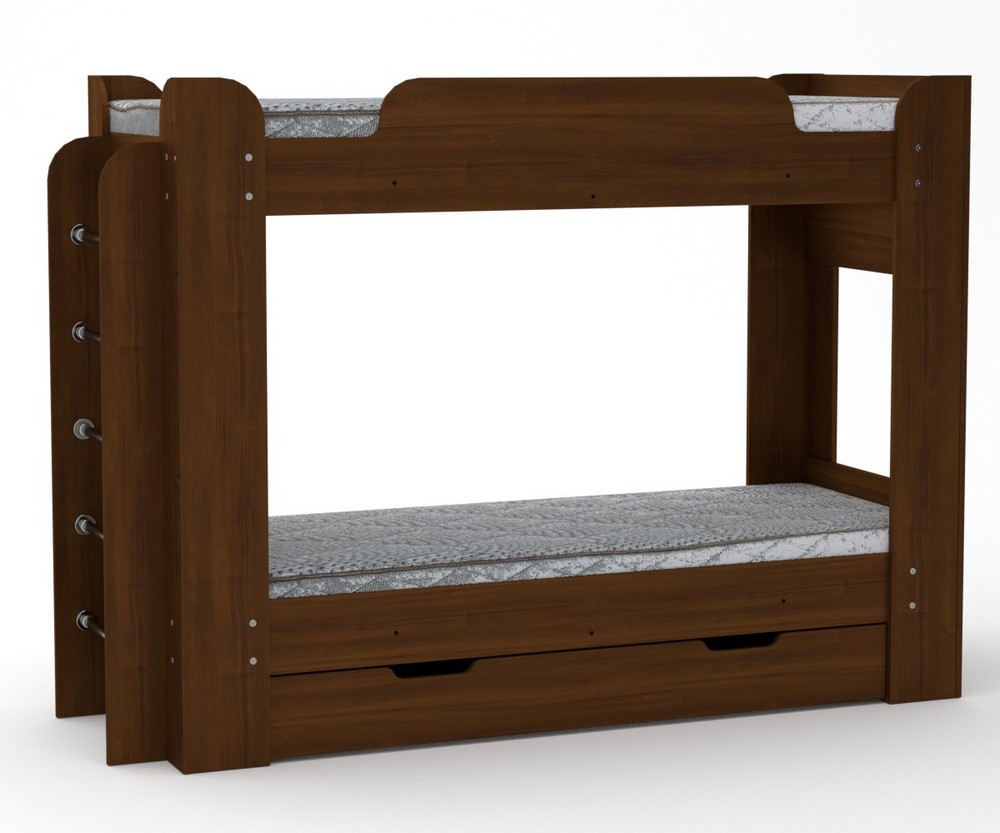 

Двухъярусная кровать Компанит Твикс-1 орех экко