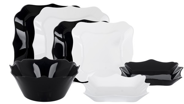 

Сервиз LUMINARC AUTHENTIC B&W, 19 предметов.
