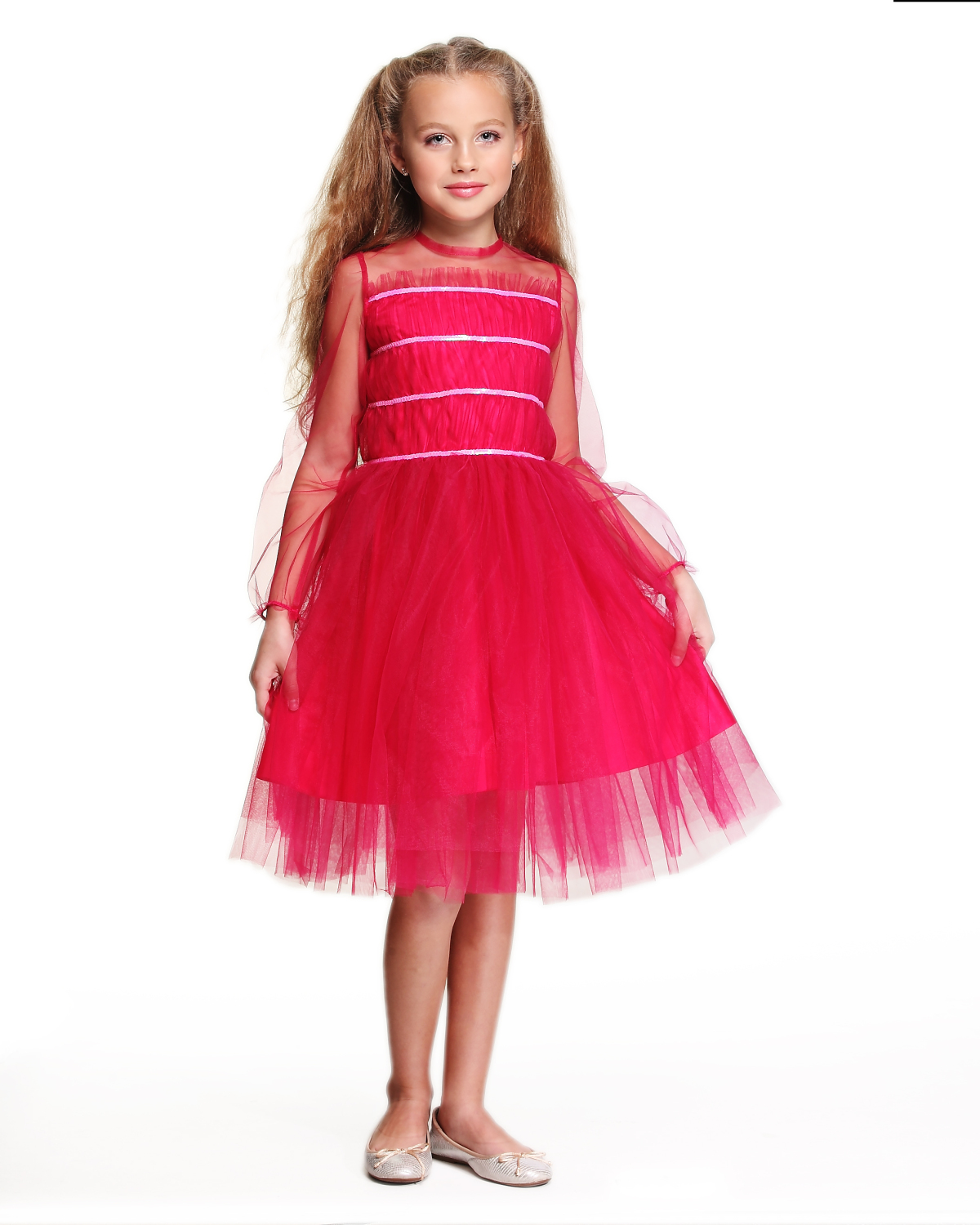 

Платье з паєткою Lukas Kids 152 малиновий(8347мал)