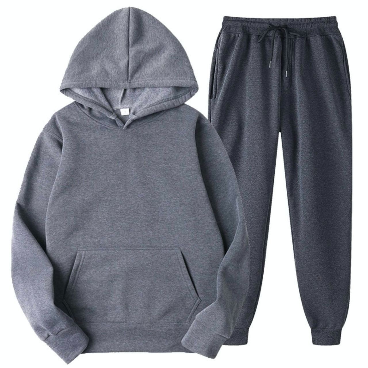 

Спортивный костюм с капюшоном Top Clothes S Серый К-309-3