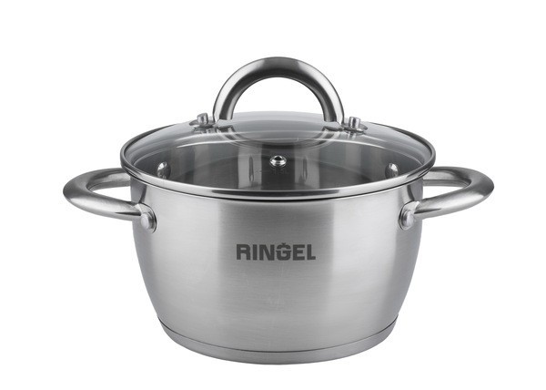 

Кастрюля RINGEL Bonn Кастрюля 22 см (4.7л) с крышкой (RG-2003-22)