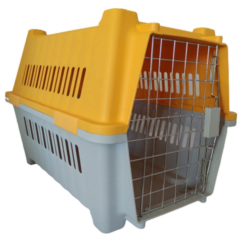 

Переноска для кошек и собак с металлической дверцей Animall P 784 размер 58x40x43 см, оранжевый