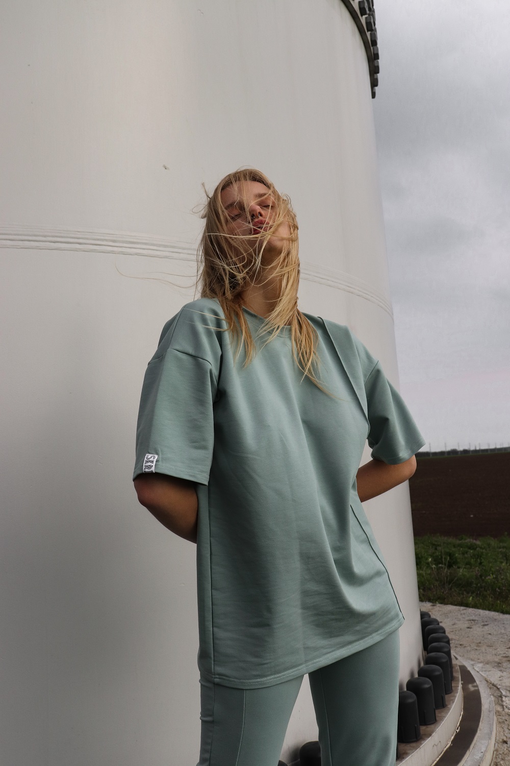 

Футболка SKRIPKA «Seam» мятная S/M S266