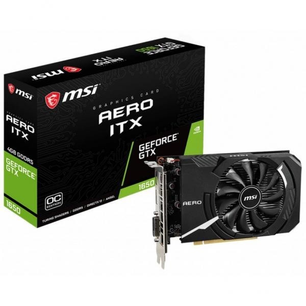 

MSI GTX 1650 4Gb Aero ITX OC (GeForce GTX 1650 D6 AERO ITX OC)