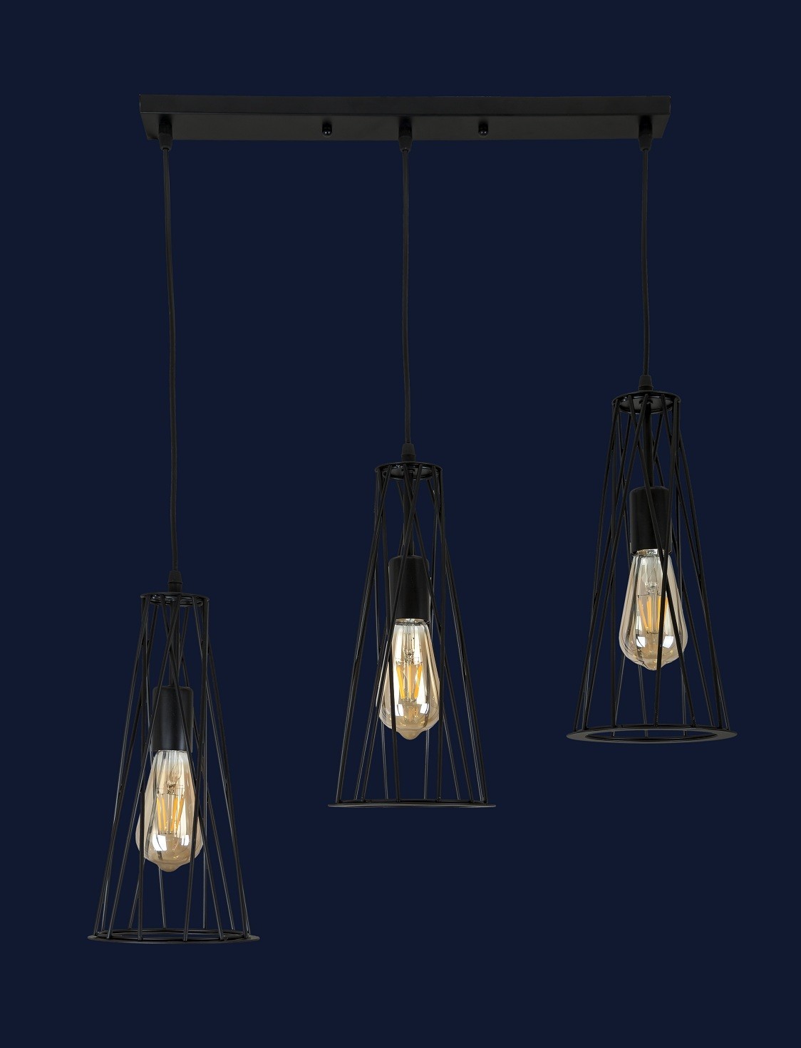 

Люстра в стиле лофт Levistella 761XMY03-3 BK
