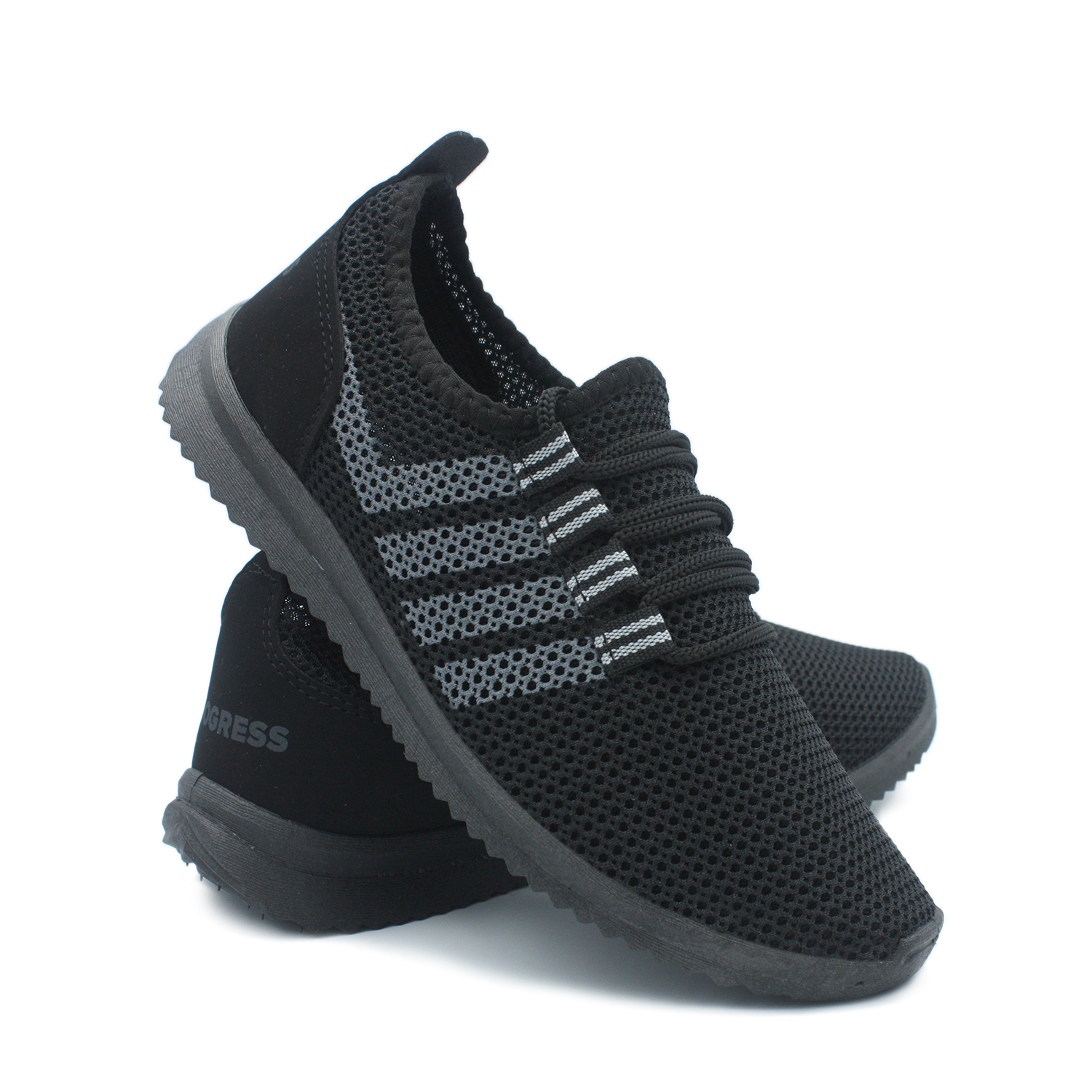 

Летние легкие кроссовки PROGRES 3913 черные 44 27,8 - 28,1 см