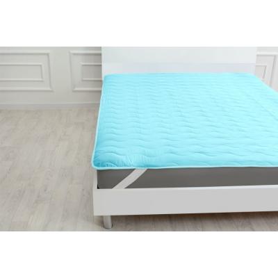 

Наматрасник MirSon Eco Light 1725 Silk обычный Blue 80x190 см