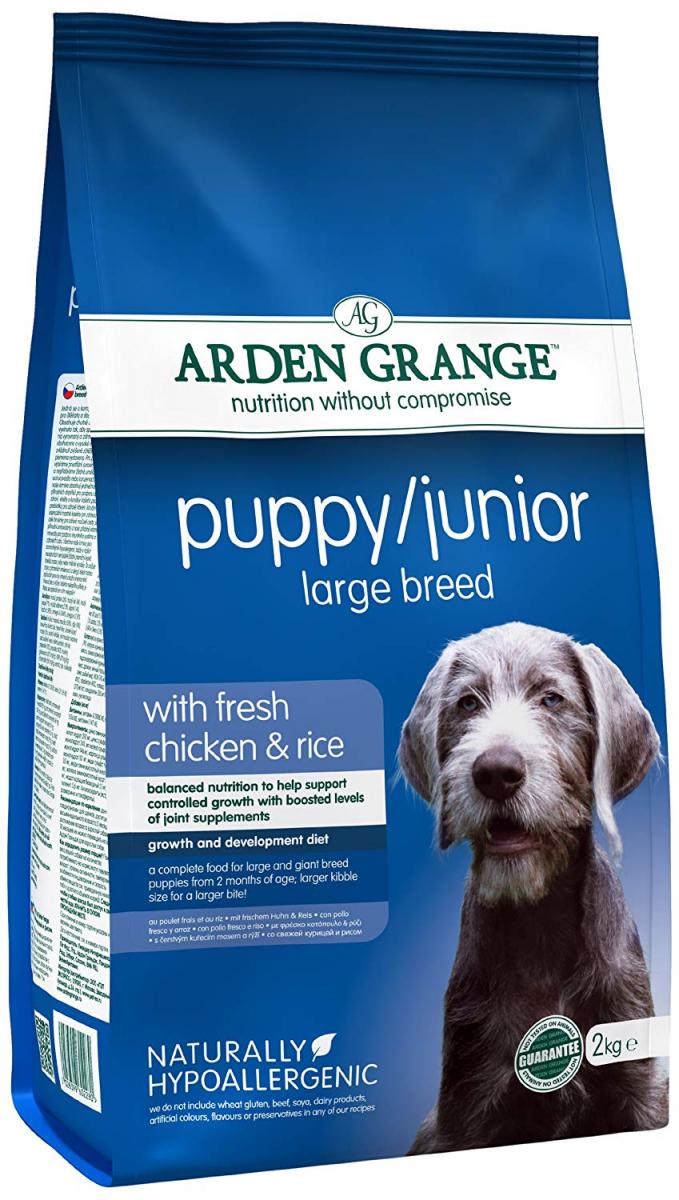 

Сухой корм для собак Arden Grange Puppy/Junior Large Breed 6 кг (AG602310)