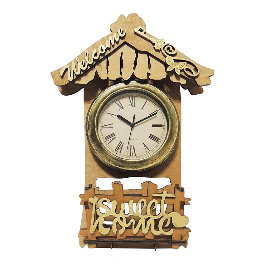 

Часы настенные Zigrin Welcome sweet home 1346