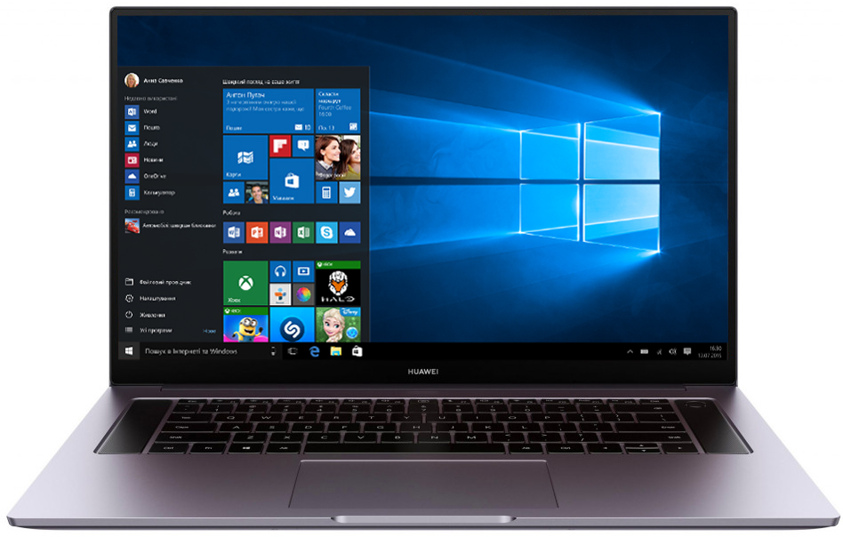 

Ноутбук Huawei MateBook D 16 (Harvey-WAP9D) Space Gray