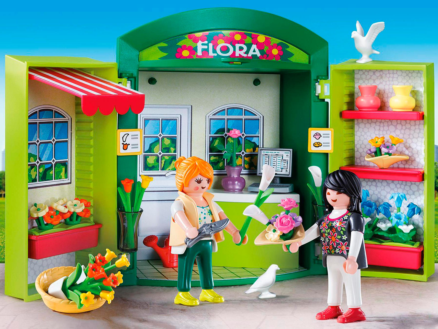 

Игровой бокс Цветочный магазин, Playmobil (12-56059)