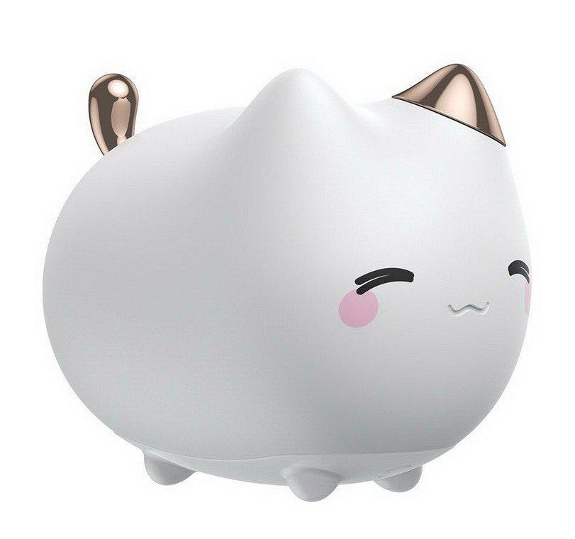 

Ночник Baseus Cute series kitty silicone Котик Белый (DGAM-A02)