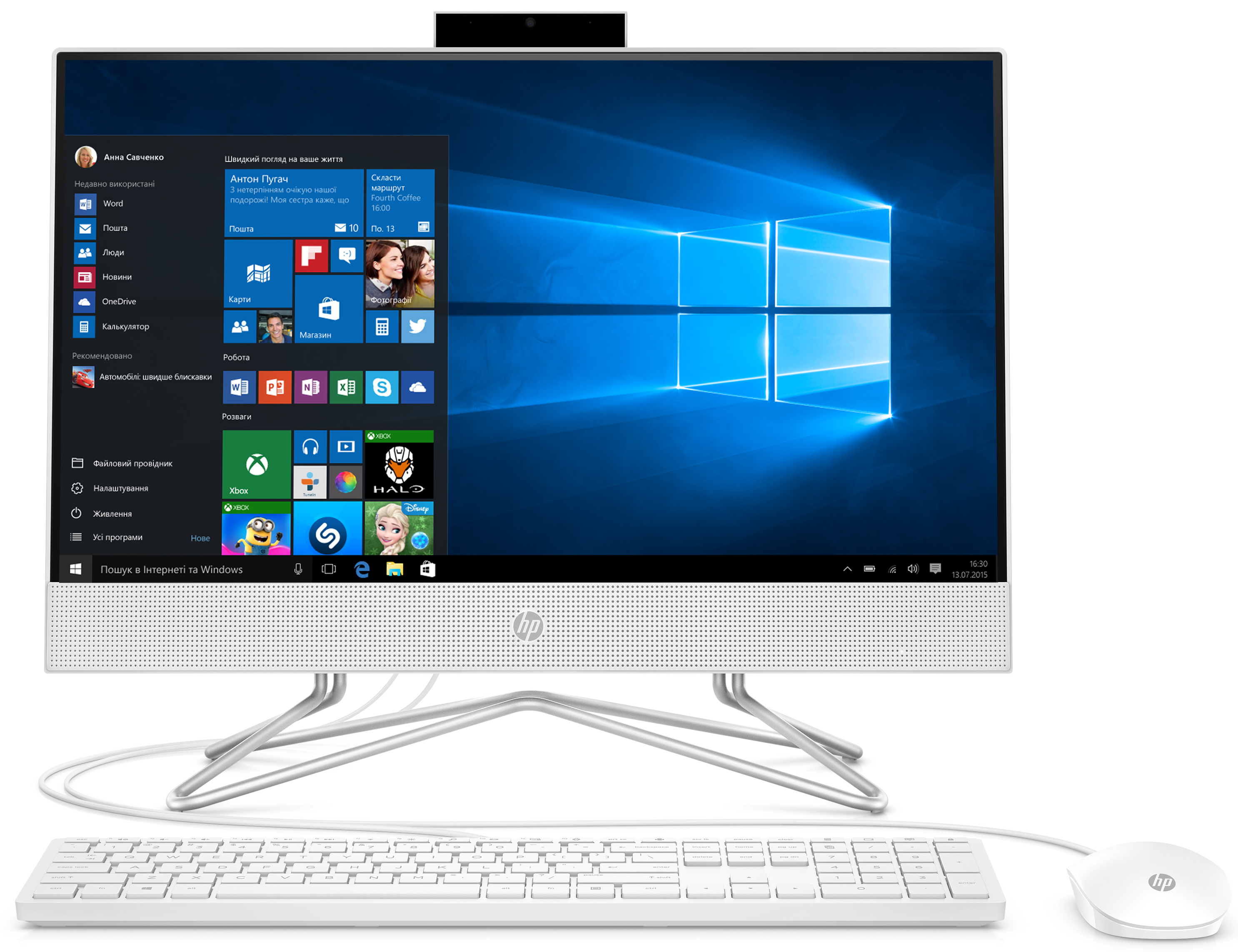 

Моноблок HP Pavilion All-in-One 22-dd0010us (9ED50AA) White