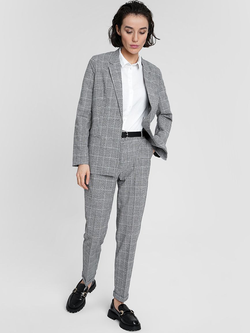 

Брюки O'STIN Casual EJTL9CYUAS S Серые