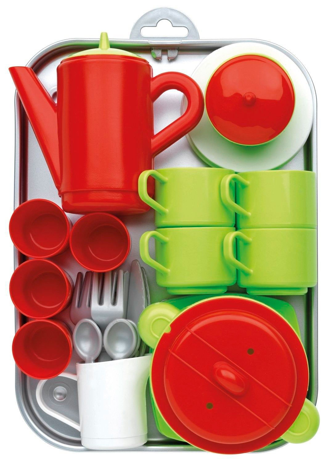 

Игровой набор Chef-Cook с посудой и подносом, Ecoiffier (12-34353)