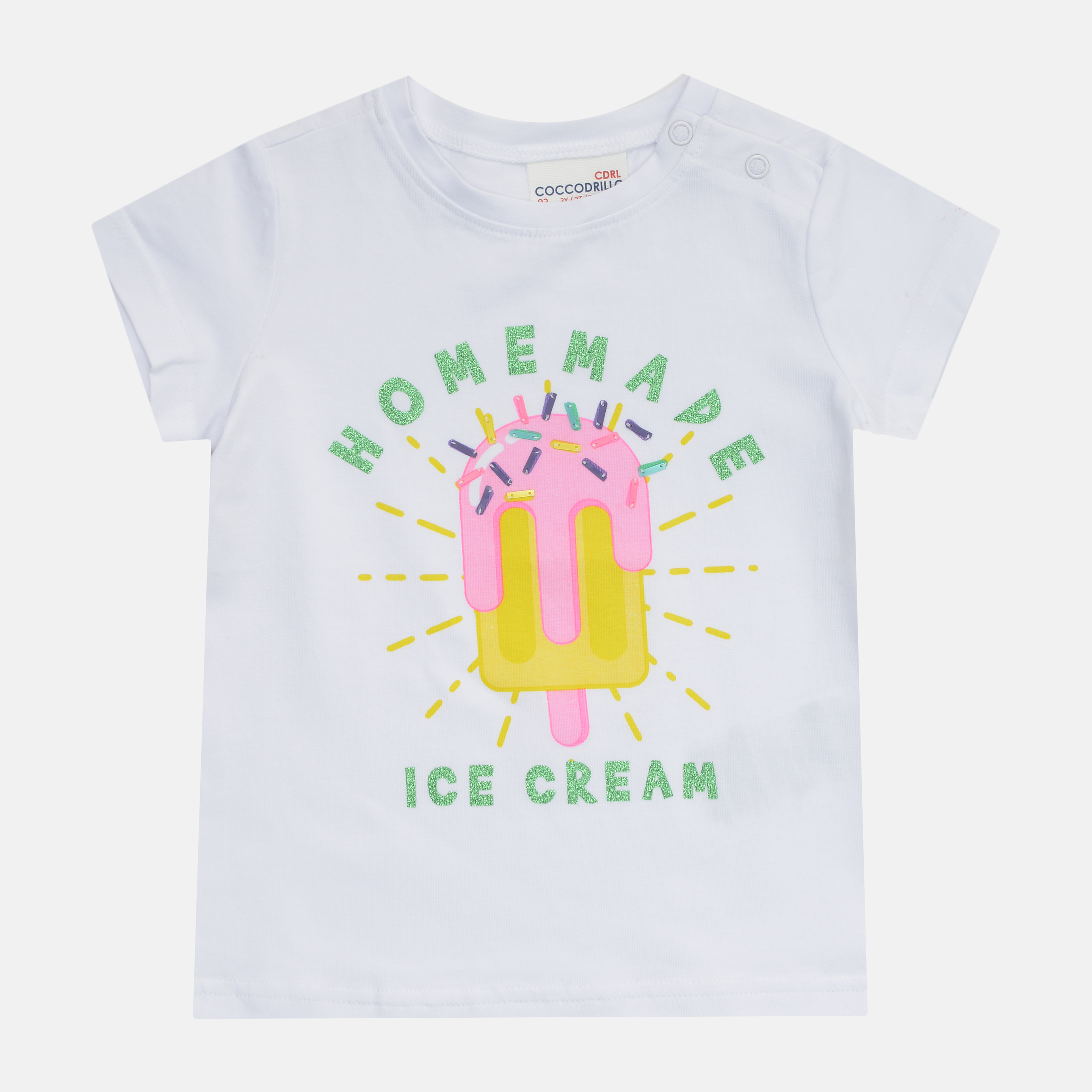 

Футболка Coccodrillo So Sweet WC1143205SOS-001 116 см Белая