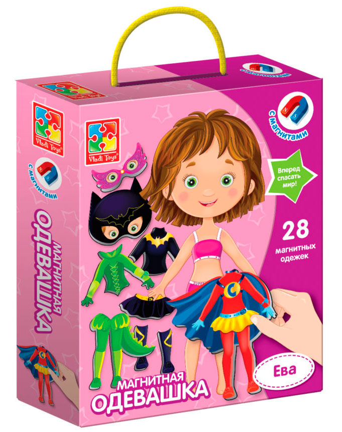 

Магнитная одевалка Ева (рус), Vladi Toys (12-68864)
