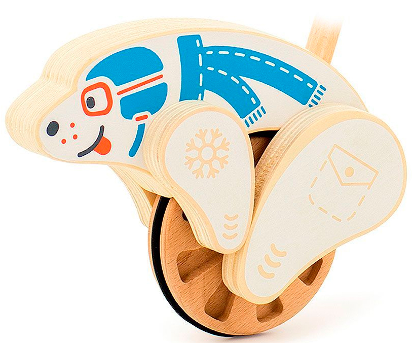

Каталка Медведь, Мир деревянных игрушек (12-38577)