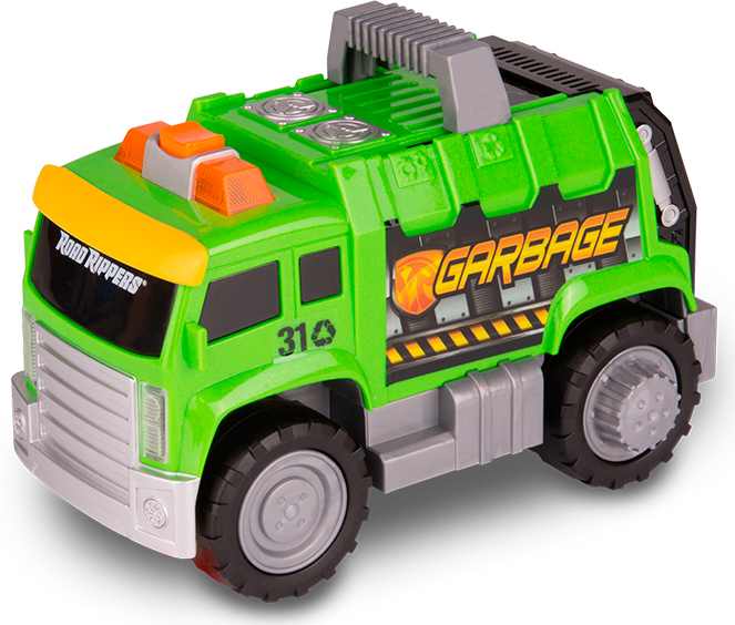 

Машина Мусоровоз (свет, звук) 18 см., Road Rippers, Toy State (12-30127)