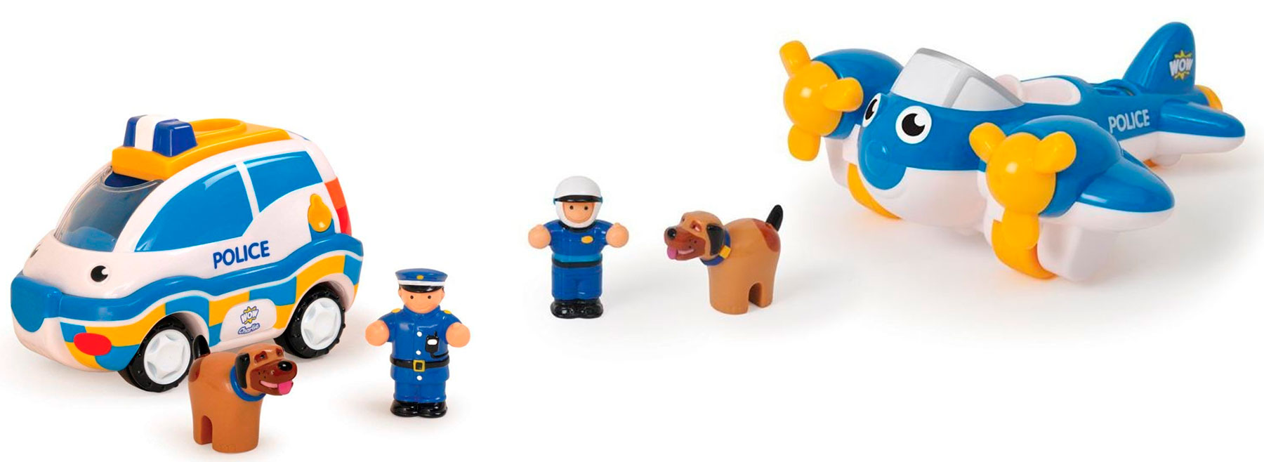 

Полицейский патруль, двойной набор, Wow Toys (12-62382)