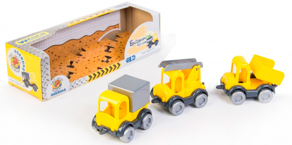 

Набор машинок Строитель Kid Cars, Wader (12-32630)