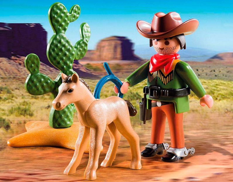 

Ковбой с жеребенком (5373), Playmobil (12-32899)