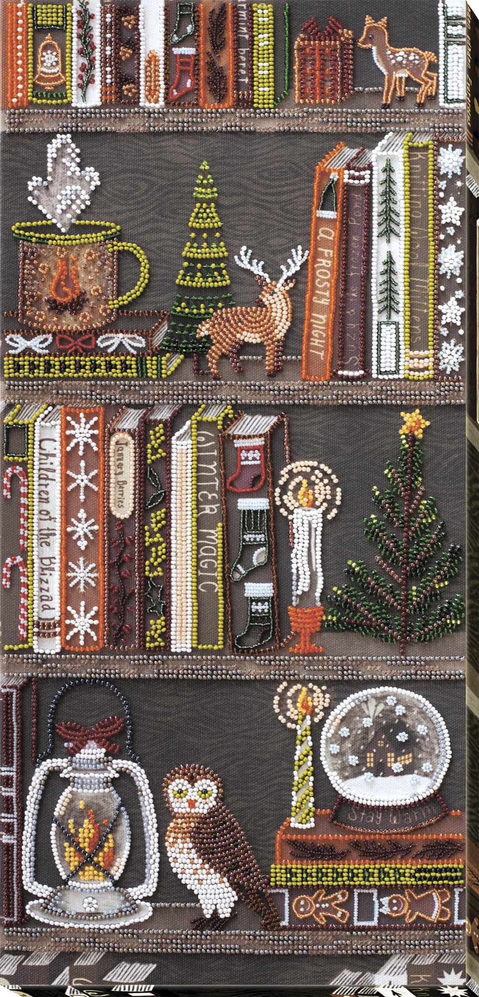 

Набор для вышивки бисером на натуральном художественном холсте Абрис Арт Книжные истории