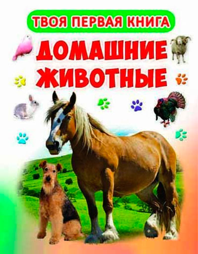 

Домашние животные, Твоя первая книга, Кристалл Бук (12-52461)