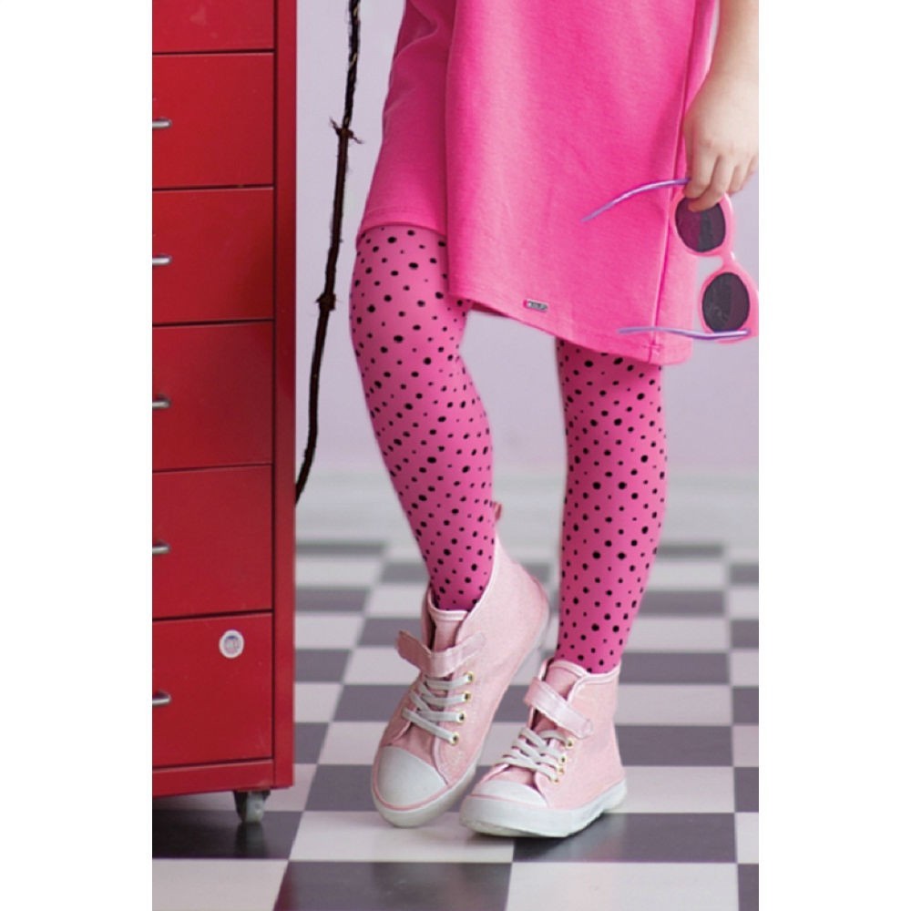 

​Колготи дитячі BUBBLES 40 den KNITTEX р.116-122 (малинові)