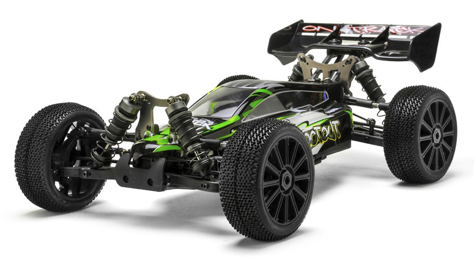 

Радіокерована модель Баггі 1:8 Himoto Shootout MegaE8XBL Brushless (зелений)