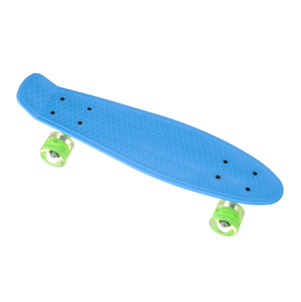 

Пенни борд (Penny Board) 23, Колёса PU светящиеся, синий