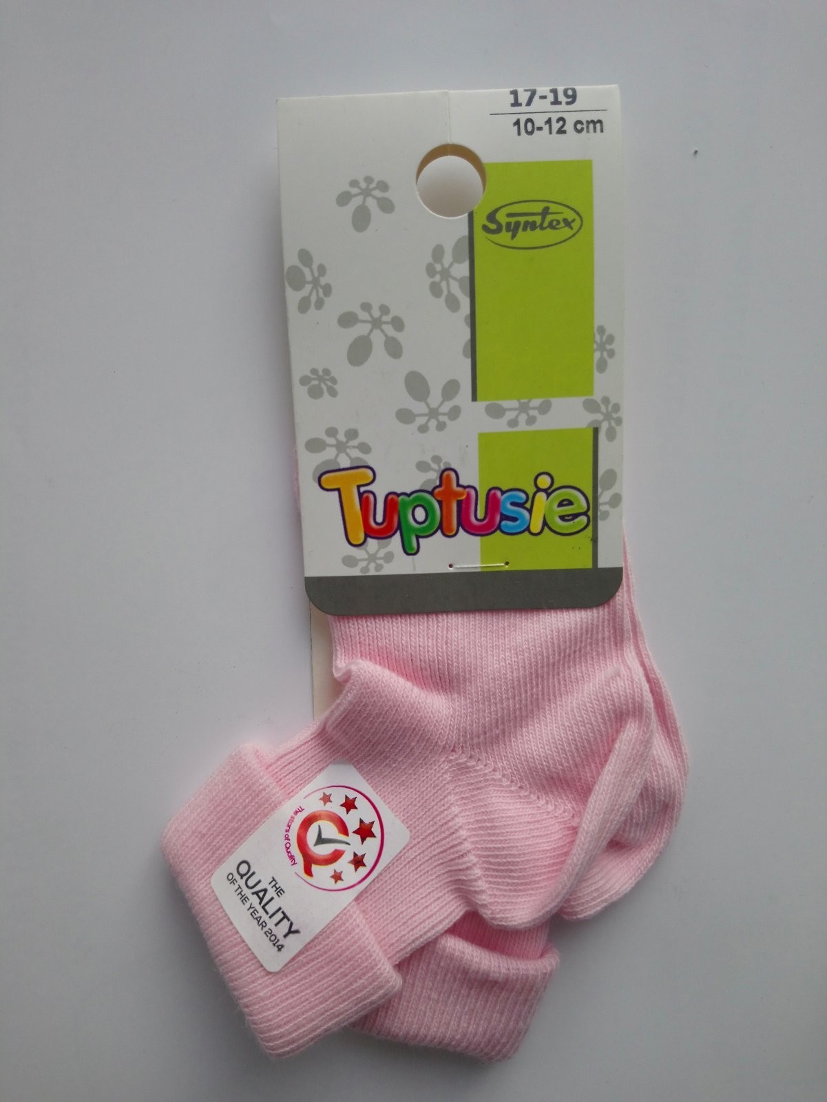 

Шкарпетки дитячі однотонні із бортиком Tuptusie SYNTEX (рожеві). р. - (10-12 см, Шкарпетки дитячі однотонні із бортиком Tuptusie SYNTEX (рожеві). р. 17-19 (10-12 см)