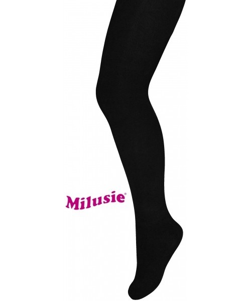 

​Колготи дитячі однотонні SYLWIA 40 den MILUSIE р.140-146 (чорні)