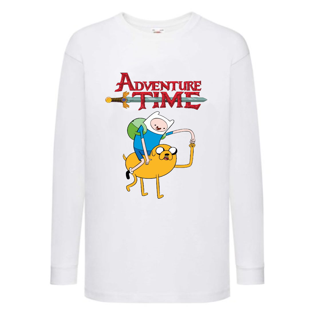 

Лонгслив реглан Время Приключений 0010 (Adventure Time) белый (ART wh 0010) 152 см